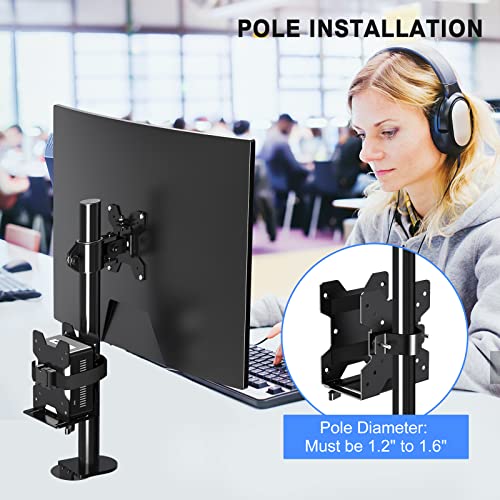 Pholiten Adjustable Thin Client Mini PC Mount Bracket,CPU VESA - Image 4