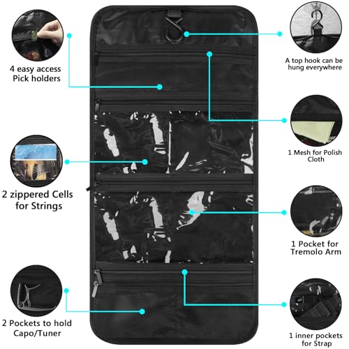 GEEKRIA Guitar Accessory Organizer, Guitar | Home Organization - Image 5