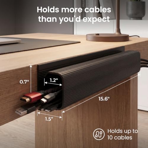 EVEO Cable Management Under Desk Kit (6 Units) - Und | Cable Managemen - Image 5