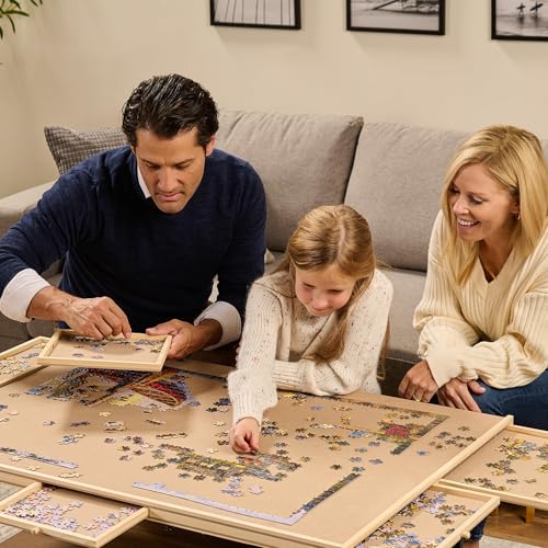 1500 Piece Rotating Wooden Puzzle Board (Fits Puzzles Up - Image 7