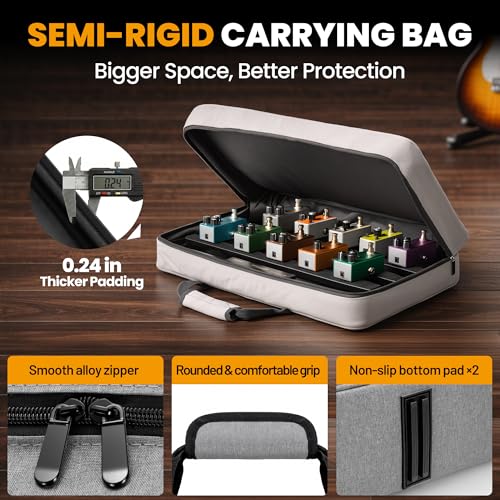 CAHAYA Guitar Pedal Board Portable - Pedal Board | Phone & Computer - Image 6