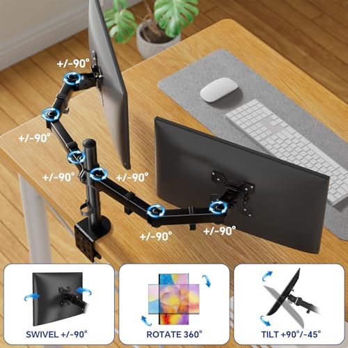 Simple Trending Dual Monitor Stand, Monitor Arm - Image 4