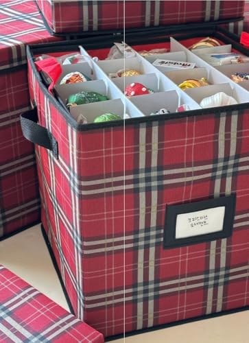 DOMINO STORY Plaid Multipurpose Storage Organizer | Home Organization - Image 5