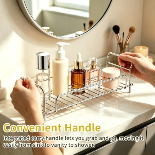 304 Stainless Steel Bathroom Counter Organizer - Image 6