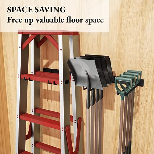 Folding Chair Storage Rack for Garage, 2-Pack Heavy Duty - Image 4