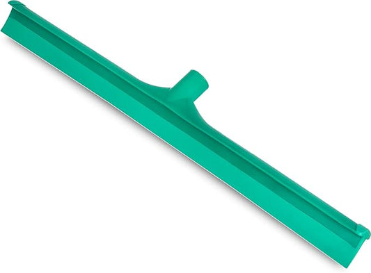 SPARTA 3656809 Plastic Floor Squeegee, Shower Squeegee, Heavy Duty Squeegee With Rubber Blade For Windows, Glass, Shower Doors, Floors, Windshields, 24", Green, (Pack of 6)