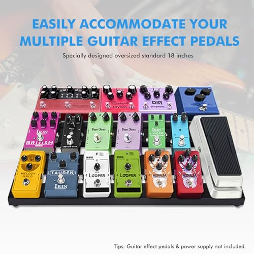 Guitar Pedal Board Aluminum Guitar Effect Pedal Board 18'' x - Image 4