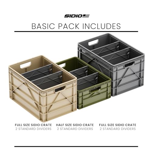 Basic Pack, Heavy Duty Stackable Storage Bins, Camo Variety Pack - Image 5