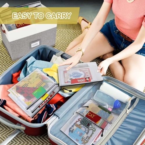 Board Game Organizer with 12pcs Zipper Bags and Writable - Image 7