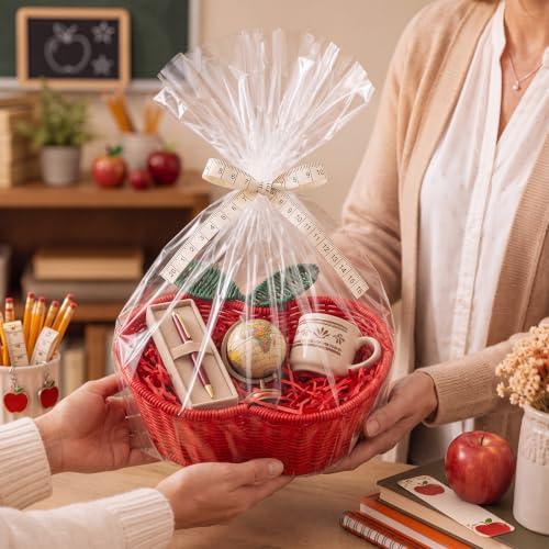 BrightRow 4 Set Apple Basket for Teacher Empty Christmas Party - Image 6