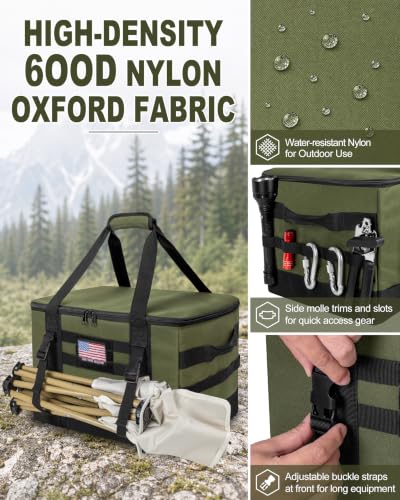 Tactical Camping Storage Bag - 38L Utility Camping Tote - Image 6
