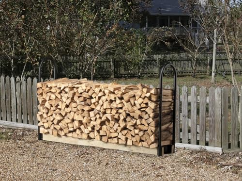 Outdoor Wood Rack for Firewood - Shelter Firewood Holder & - Image 3
