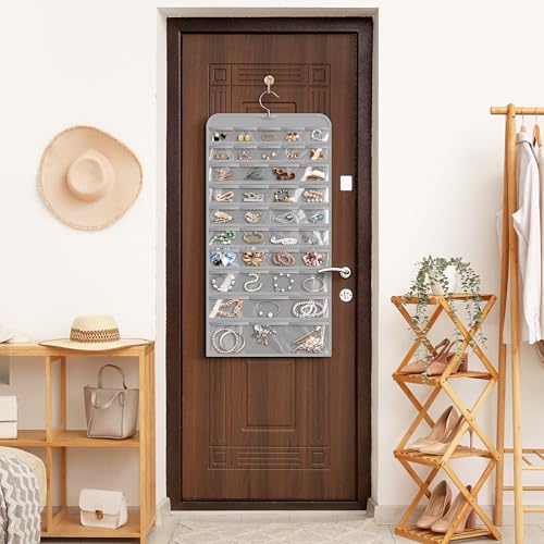 Simple Houseware 80-Pocket Hanging Jewelry Organizer with 5 Sizes - Image 6