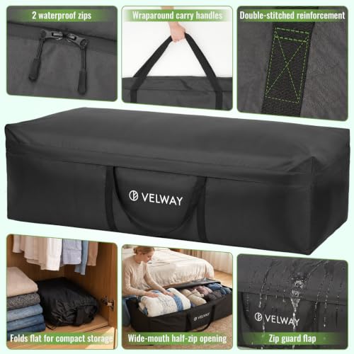 Outdoor Cushion Storage Bag Water-Resistant 420D Oxford - Image 5