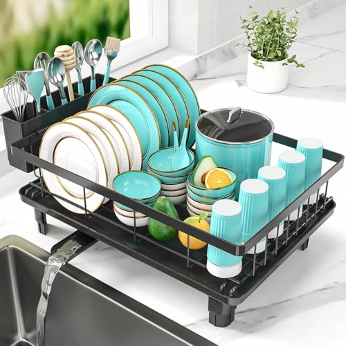 MERRYBOX Dish Drying Rack Space-Saving Dish Racks for Kitchen - Image 2