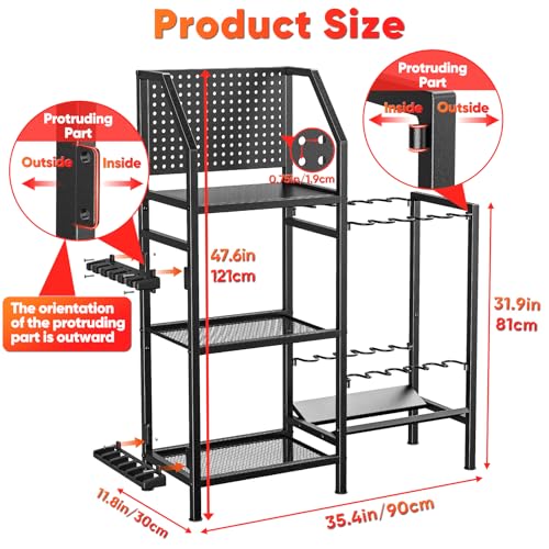 Fishing Rod Holders for Garage,Fishing Rod Rack Storage up - Image 3