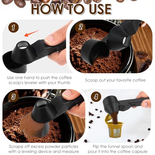 Coffee Scoop & Funnel for Reusable K Cups Refillable Coffee Pods - Image 8
