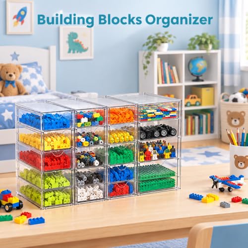 Vtopmart 4 Set Acrylic Desk Organizer with 16 Drawer | All Products - Image 7