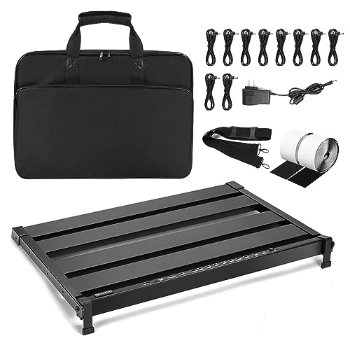 GOKKO Pedal Board with Integrated Power Supply 20.5" x 13.8" - Image 2