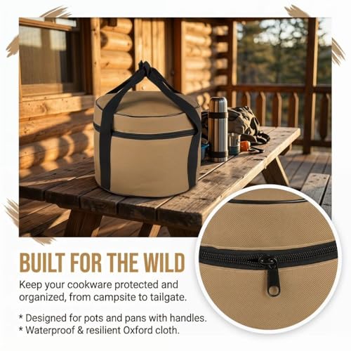 Camping Pot Storage Bag,Water proof Oxford Cloth Cookware - Image 5