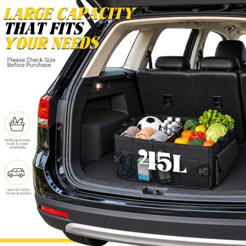 45L Trunk Organizer, Small Foldable Car Organizer for SUV - Image 5