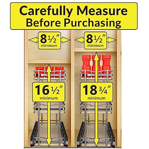 LYNK Élite 3-Tier Spice Rack Organizer Cabinet, Pull Out - Image 5