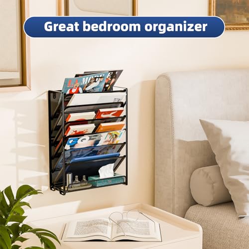 Simple Trending Wall File Organizer, Mesh 7-Tier Vertical Hanging - Image 7