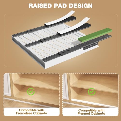 Seinloes Pull Out Cabinet Organizer, 4-Side Expandab | All Products - Image 5