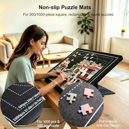 Puzzle Storage Folder and Felt Puzzle Board | Home Organization - Image 8