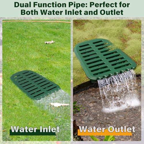 4in. Grate Yard Drain, Yard Drain Emitter for Sump Pump Discharge - Image 7