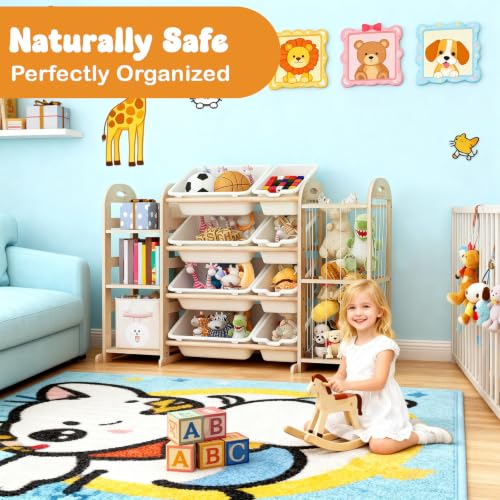 Wooden Toy Storage Organizer, Toy Organizers & Storage - Image 4