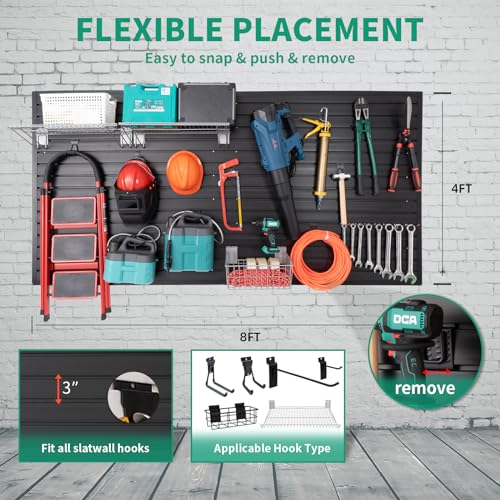 Slat Wall Paneling Garage Slat Wall Storage Systems | Garage Storage - Image 5