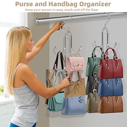 Purse Hanger Organizer for Closet Organization and Space Saving - Image 3