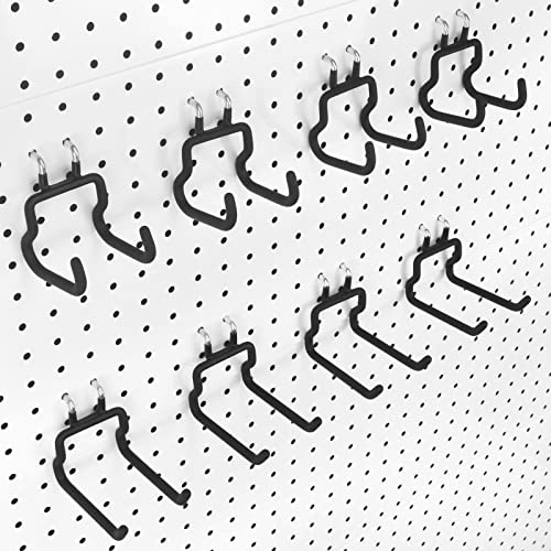 Pegboard Hooks, 8 Pack Peg Board Tool Utility Hooks & - Image 2