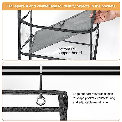 5 Tier Closet Door Hanging Organizer, Behind The Door Storage - Image 6