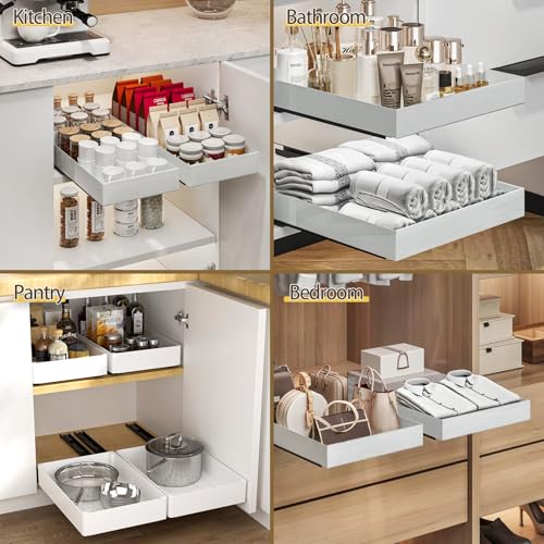 Heavy Duty Pull Out Kitchen Cabinet Organizer,ABS Material - Image 8