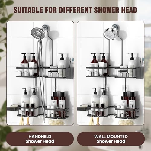 REINHARDT Adjustable Shower Caddy Hanging for Handheld - Image 5