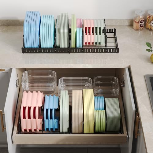 Expandable Food Container Lid Organizer,Large Capacity - Image 3