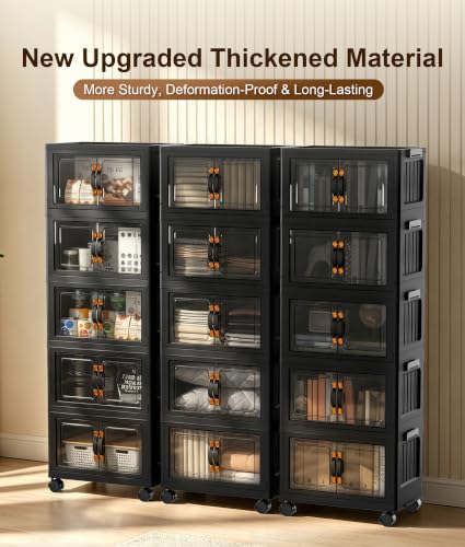 Hanyi 175QT 5-Tier Stackable Storage Bins | Home Organization - Image 8