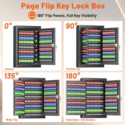 354 Position Key Lock Box Wall Mount, Key Storage | Home Organization - Image 7