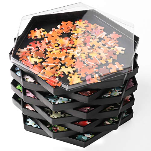 Becko US 8 Puzzle Sorting Trays with Lid, Puzzle Sorters - Image 2