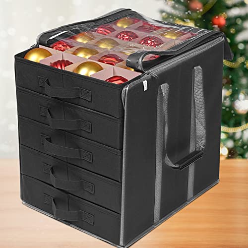 Christmas Ornament Storage Boxes with Dividers - 5 | Home Organization - Image 3
