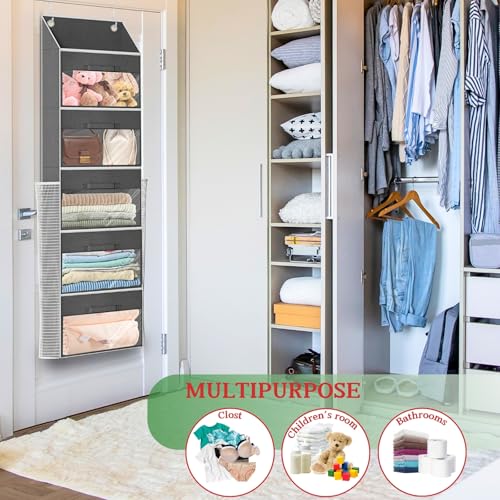 Over Door Wrapping Paper Organizer Storage with 5 | Home Organization - Image 7