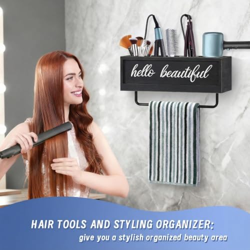 Hair Dryer Holder Wall Mounted, Hair Tools and Styling - Image 5