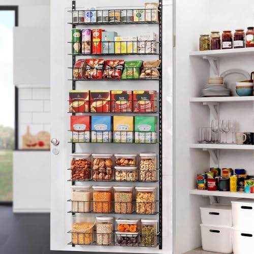 ElegantArray 8-Tier Pantry Door Organizer, Hanging Storage Basket - Image 2