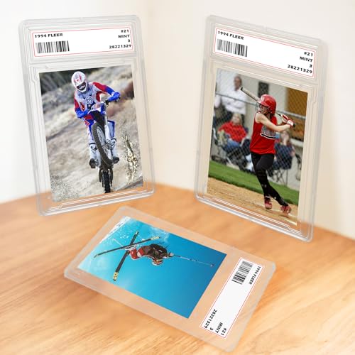 50 Pack 35PT Trading Card Holders with Label Area - Image 3