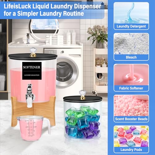 Laundry Detergent Dispenser Set 2 Pack Large & | Bathroom Organizatio - Image 7