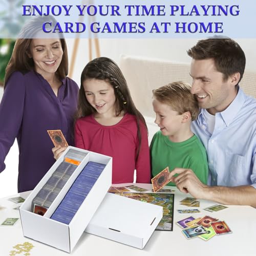 4 Pack Trading Card Storage Box - 2 Rows, Cardboard - Image 3