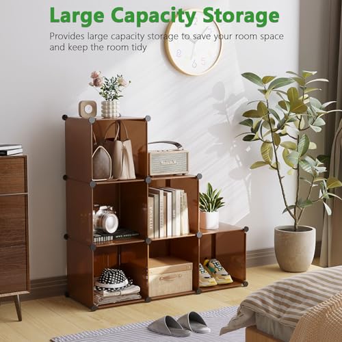 C&AHOME 6-Cube Storage Organizer Cube Shelf Closet Storage - Image 3