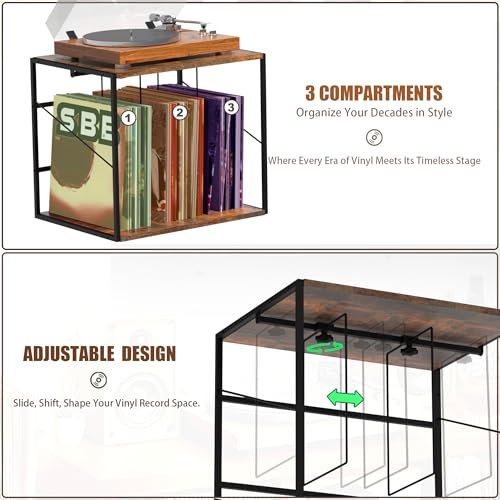 Vinyl Record Storage Holder for 80-100LPs, Vinyl Record - Image 5